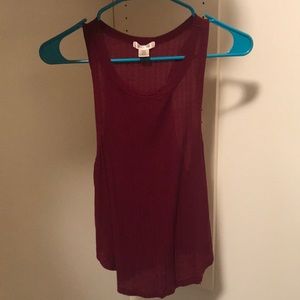 Tilly’s Burgundy Tank Top